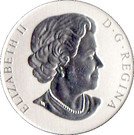 25 Cents - Elizabeth II (Grey Cup History; Saskatchewan Roughriders)