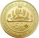 150 Dollars - Elizabeth II ( 1 oz. Gold Bullion Coinage; Voyageur)