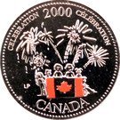 25 Cents - Elizabeth II (Celebration; coloured)