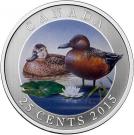 25 Cents - Elizabeth II (Cinnamon Teal)