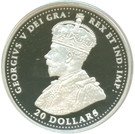 20 Dollars - Elizabeth II (George V - Transcontinental Railroad)