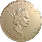 5 Dollars - Elizabeth II (3rd Portrait; 1 oz. Silver Bullion Coinage)