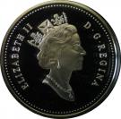 25 cents - Elizabeth II (3rd portrait; Silver Proof Issue)