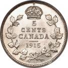 5 Cents - George V (with DEI GRATIA)