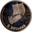 5 Dollars - Elizabeth II (The Viking Settlement)