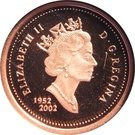 1 Cent - Elizabeth II (Golden Jubilee, Proof Issue)