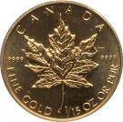 2 Dollars - Elizabeth II (3rd Portrait; 1/15 oz. Gold Bullion Coinage)