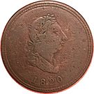 ½ Penny (Seated justice)