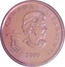 25 Cents - Elizabeth II (Freestyle Skiing; coloured)