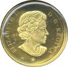 25 Cents - Elizabeth II (Caribou; Gold)