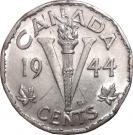5 Cents - George VI (Victory, steel)