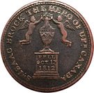½ Penny (Sir Issac Brock)