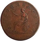 ½ Penny Token (Marquis Wellington)