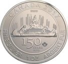 5 Dollars - Elizabeth II (1 oz. Silver Bullion Coinage; Voyageur)