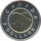 2 Dollars - Elizabeth II (10th anniversary Toonie)