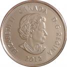 25 Cents - Elizabeth II (War of 1812, Tecumseh; colourized)