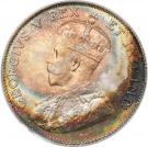 25 Cents - George V (w/o "DEI GRATIA")