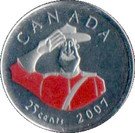 25 Cents - Elizabeth II (Canada Day)