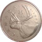 25 Cents - Elizabeth II (3rd portrait)