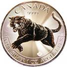 5 Dollars - Elizabeth II (1 oz. Silver Bullion Coinage; Cougar)