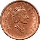 1 Cent - Elizabeth II (3rd portrait, round)