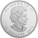 10 Dollars - Elizabeth II (Canada 150 Iconic Maple Leaf)