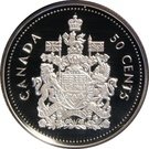 50 Cents - Elizabeth II (Golden Jubilee, Silver Proof Issue)