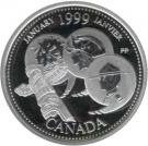 25 Cents - Elizabeth II (January; silver)