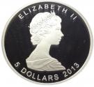 5 Dollars - Elizabeth II (1 oz Silver Maple Leaf)