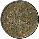 ½ Penny - T. DUSEAMAN Butcher Belleville