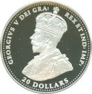 20 Dollars - Elizabeth II  (George V - Sopwith Triplane)