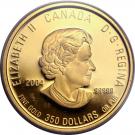 350 Dollars - Elizabeth II (Yukon Fireweed)