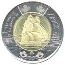 2 Dollars - Elizabeth II (War of 1812, HMS Shannon)