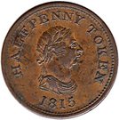 ½ Penny - John Alexr. Barry (Halifax)