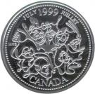 25 Cents - Elizabeth II (July; silver)