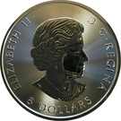8 Dollars - Elizabeth II (1.5 oz. Silver Bullion Coinage; Snowy Gyrfalcon)