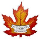 20 Dollars - Elizabeth II (Canadian Maple Leaf; coloured)