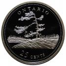 25 Cents - Elizabeth II (Ontario; silver)