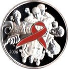 5 Dollars - Elizabeth II (Pink Ribbon)