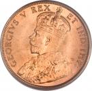 1 Cent - George V (without "DEI GRA")