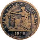 ½ Penny (Imitation Tiffin Token)