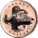 1 Dollar - Elizabeth II (Mother Loon and Baby Chicks; specimen set)