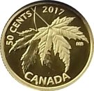 50 Cents - Elizabeth II (Maple Leaf)