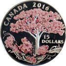 15 Dollars - Elizabeth II (Cherry Blossoms)