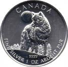 5 Dollars - Elizabeth II (Timber Wolf)