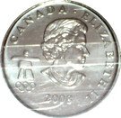 25 Cents - Elizabeth II (Bobsleigh; coloured)