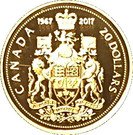 20 Dollars - Elizabeth II (Centennial Coat of Arms; 2017 Version)