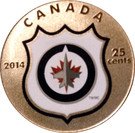 25 Cents - Elizabeth II (Winnipeg Jets)