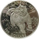 100 Dollars - Elizabeth II (Grizzly Bear)