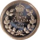 10 Cents - Elizabeth II (George V)